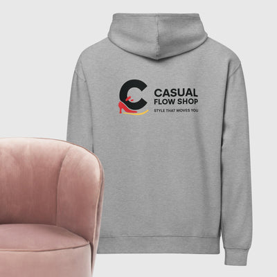 Unisex Streetwear Logo Hoodie – Premium Pullover by Casual Flow Shop