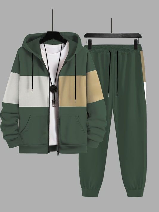 Men's Plus  Size Tailored Comfort Two -Piece Set - CasualFlowshop