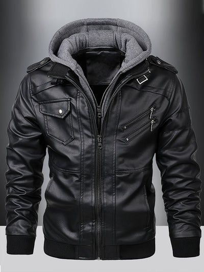 Gran estilo especial de chaquetas de cuero para motocicleta Maplesteed