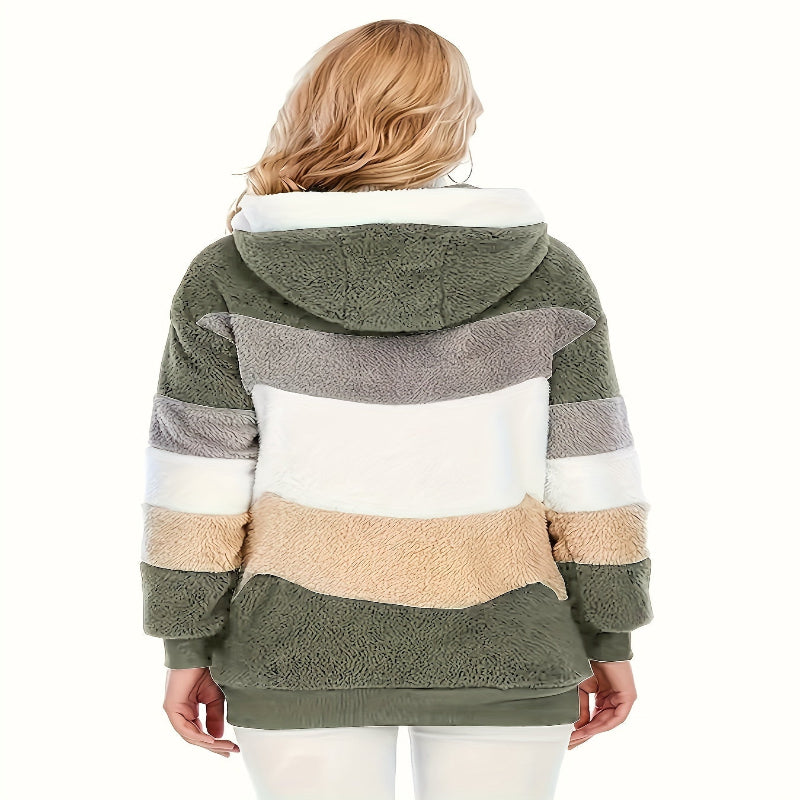 Cozy Hooded Coat with Drawstring - Stay Stylish in Any Season - CasualFlowshop