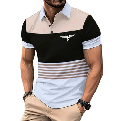 Polo para Hombre de Algodón Transpirable – Manga Corta, Corte Moderno, Estilo Cómodo